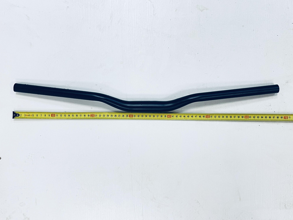 Руль стальной черный 660мм, посадка 31,8мм, код 90780