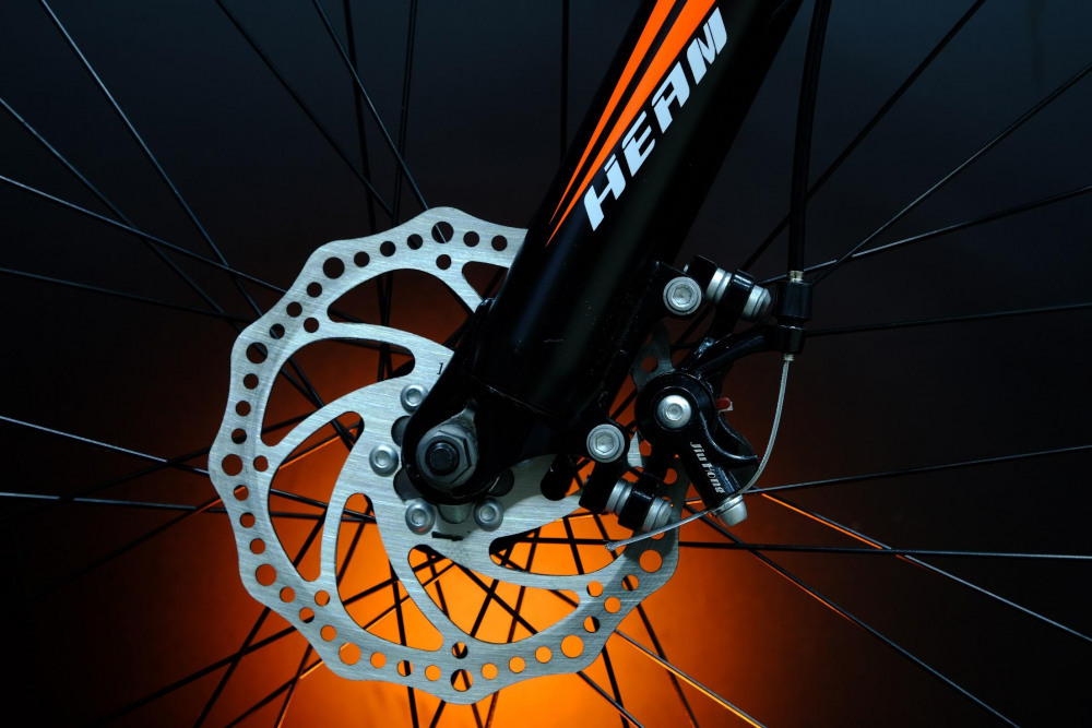 HEAM FIRST 26 Матовый Чёрно/Оранжевый