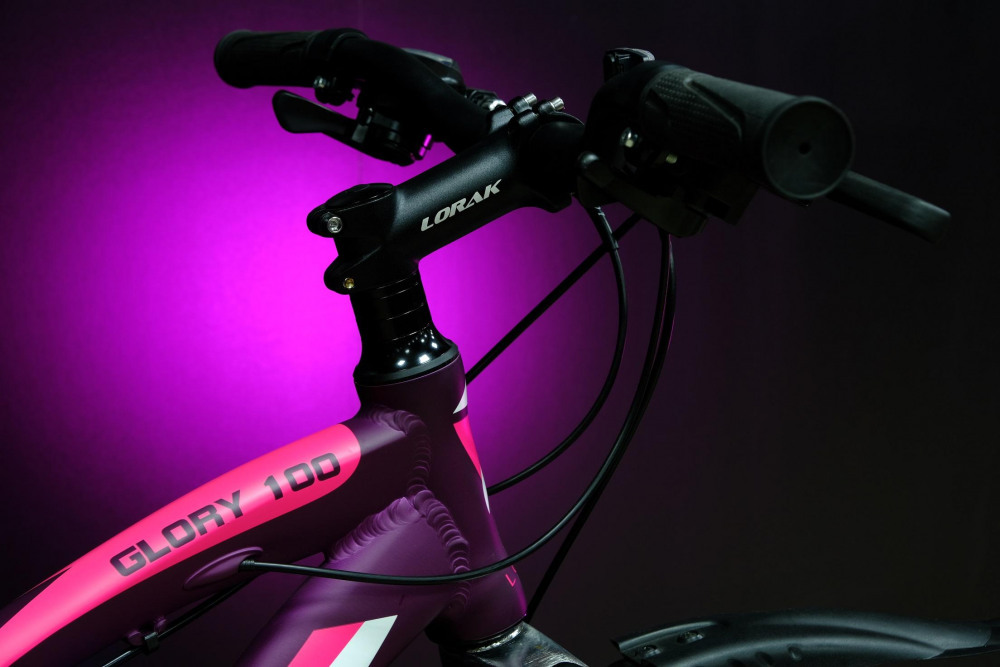 Lorak Glory 100 Матовый Фиолетовый/Розовый рама 17 (на рост 155-173)