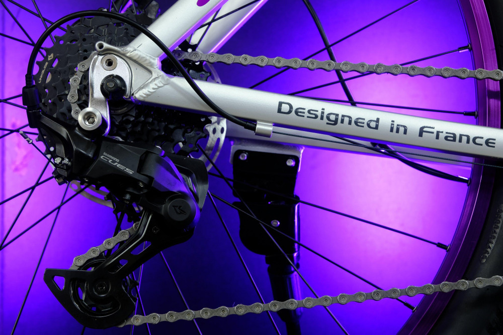 LORAK GLORY 400 9 sp Матовый Серебристый/Фиолетовый 15р (на рост 141-160)