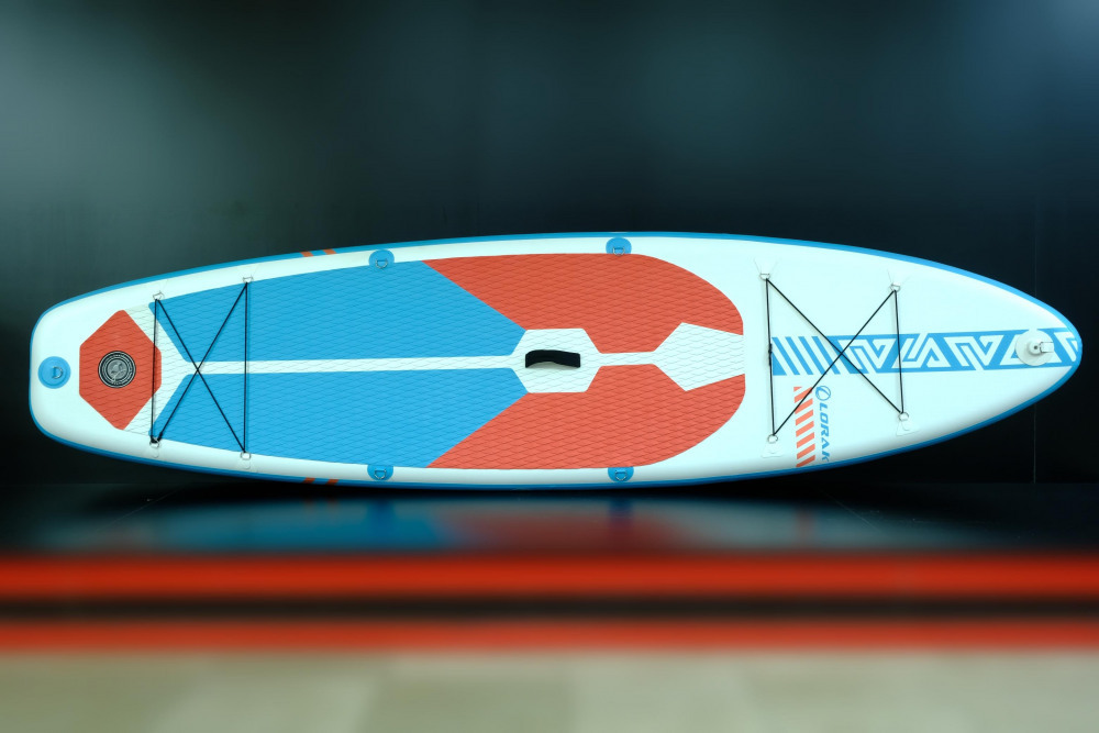 Сапборд Lorak 903 (320*84*15) бело-синий, код 77903